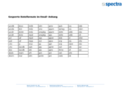 Gesperrte Dateiformate im Email- Anhang