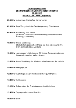 Tagungsprogramm - Allianz gegen Rechtsextremismus