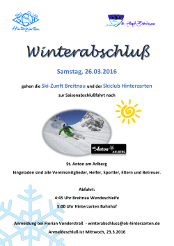 Samstag, 26.03.2016 - Skiclub Hinterzarten