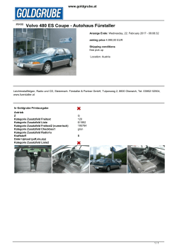 8498 Volvo 480 ES Coupe - Autohaus Fürstaller