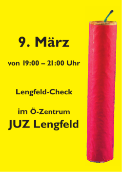 9. März - Würzburg - Stadtteil Checker