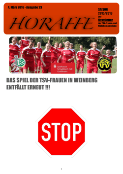 horaffe - TSV Crailsheim