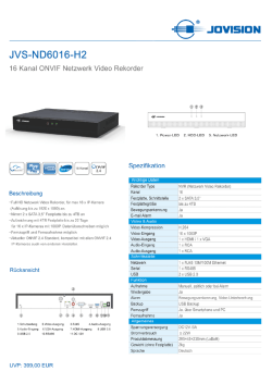 Datenblatt JVS-ND6016-H2