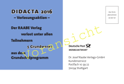 5 Grundwerken - Lehrer-Blog - Dr. Josef Raabe Verlags GmbH