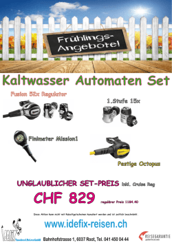 Frühlingsaktion_Kaltwasser Automaten Set