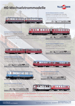 H0-Wechselstrommodelle