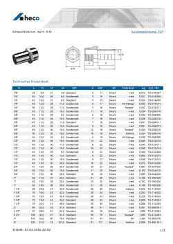 Technisches Datenblatt