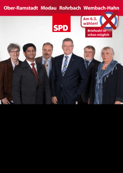 Unsere Kandidatinnen und Kandidaten - SPD Ober
