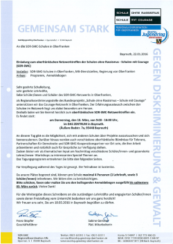 Einladung - Allianz gegen Rechtsextremismus