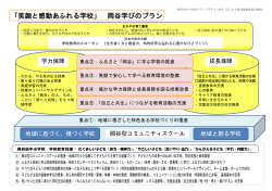 「笑顔と感動あふれる学校」 岡谷学びのプラン