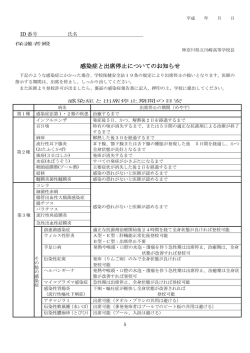 出席停止について（PDF）
