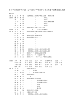 本大会 埼玉県選手団名簿（PDF）