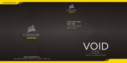 DOLBY&reg; 7.1 GAMING HEADSET > QUICK START GUIDE