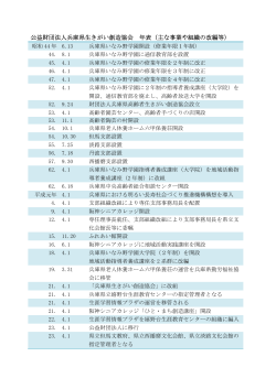 年表（PDF） - 兵庫県生きがい創造協会