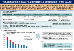 半島・離島・奄美群島における割増償却（国土交通省）[PDF/164KB]