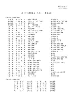 紙パルプ技術協会 役 員 ・ 名誉会員