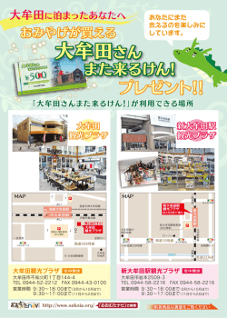 チラシ - 大牟田観光協会
