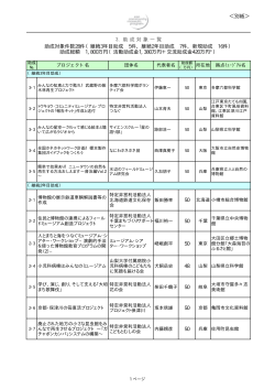 『助成対象一覧2009』