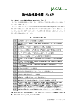 2015年10月5日 - 国際農林業協働協会