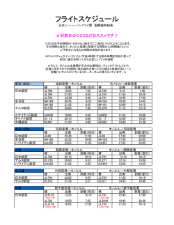 フライトインフォメーション