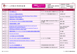 プ ー ル 学 院 大 学 研 究 紀 要
