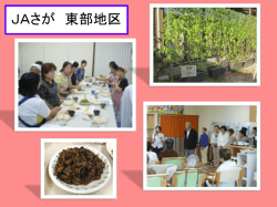 JAさが 東部地区