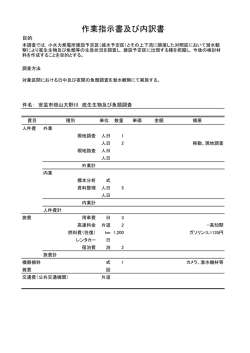 内訳書