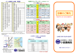 診療のご案内