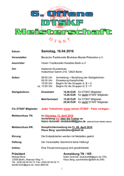 DTSKF Meisterschaft