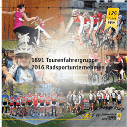 Jubilaeumsbroschuere-1 - Radfahrer Verein Wetzikon