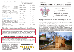 Ortsschrift 01-2016 - Gemeinde Kunitz