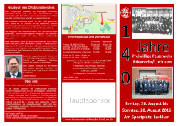 Hauptsponsor - Freiwillige Feuerwehr Erkerode/Lucklum