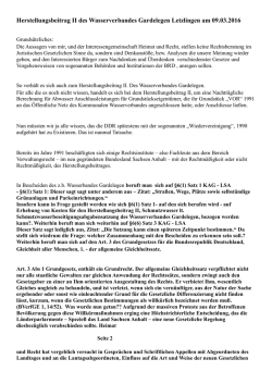 Herstellungsbeitrag II des