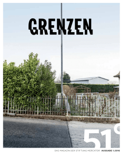 Grenzen - Stiftung Mercator