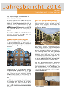 Jahresbericht 2014