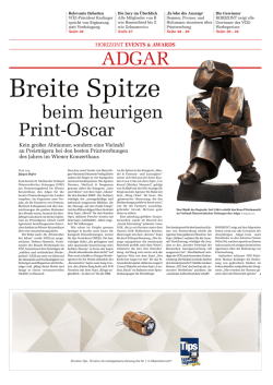 HORIZONT zeigt hier alle Gewinner der diesj&auml;hrigen Adgar