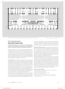 Grundrisskunde &bull; Aus drei mach eins