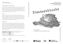 Kissenschlacht - Aargauer Literaturhaus Lenzburg