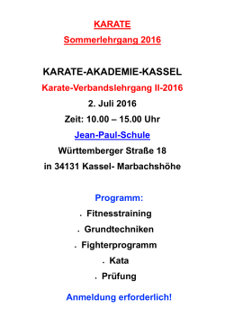 - Karate-Akademie
