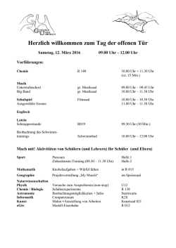 Herzlich willkommen - Gymnasium Untergriesbach