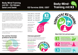 K3 Kompetenz-Training - Center für Gesundheits