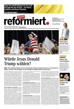 Würde Jesus Donald Trump wählen?