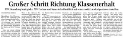 Gro&szlig;er Schritt Richtung Klassenerhalt