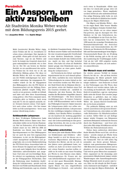 Ein Ansporn, um aktiv zu bleiben