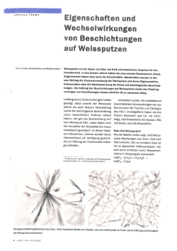 Eigenschaften und - Bosshard + Co. AG