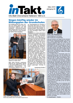 Ihr Link zur aktuellen InTakt M&auml;rz 2016