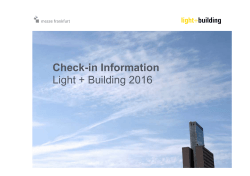 Check-in? - Light + Building