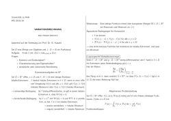 Variationsrechnung - Balthasar Niehoff