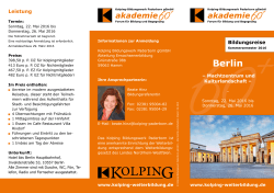 Berlin - Kolping-Bildungswerk Paderborn gGmbH