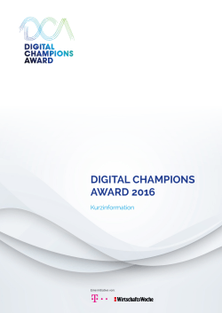 info-pdf downloaden - Digital Champions Award